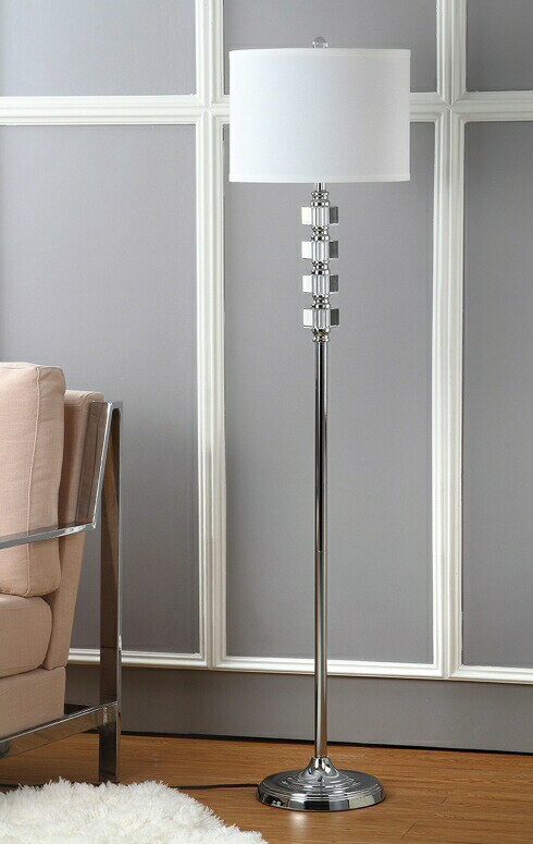 ե safavieh ե ɥ饤 եӥ Safavieh Lighting Collection Lombard Street Clear 60.25-inch Floor Lamp ¹͢ʡ