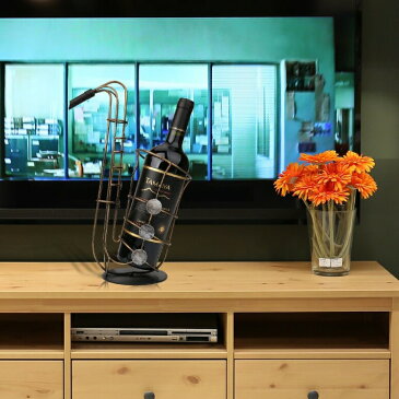 おしゃれなワインホルダー ディスプレイ ワインラック Tooarts Metal Sax Wine Rack Wine Bottle Holder 【並行輸入品】