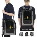 インコ 小鳥 バードリュック トラベルキャリアー Petsfit Bird Carrier with Stainless Steel Bowl, Slide T...