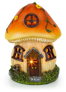 β ޥå롼ϥ ǥ饤 LED 顼饤 ե꡼ ֤ ԥ Ū      ǥ˥ 饤 ۸ 顼ѥͥ Mushroom Fairy House Solar Garden Light ¹͢ʡ