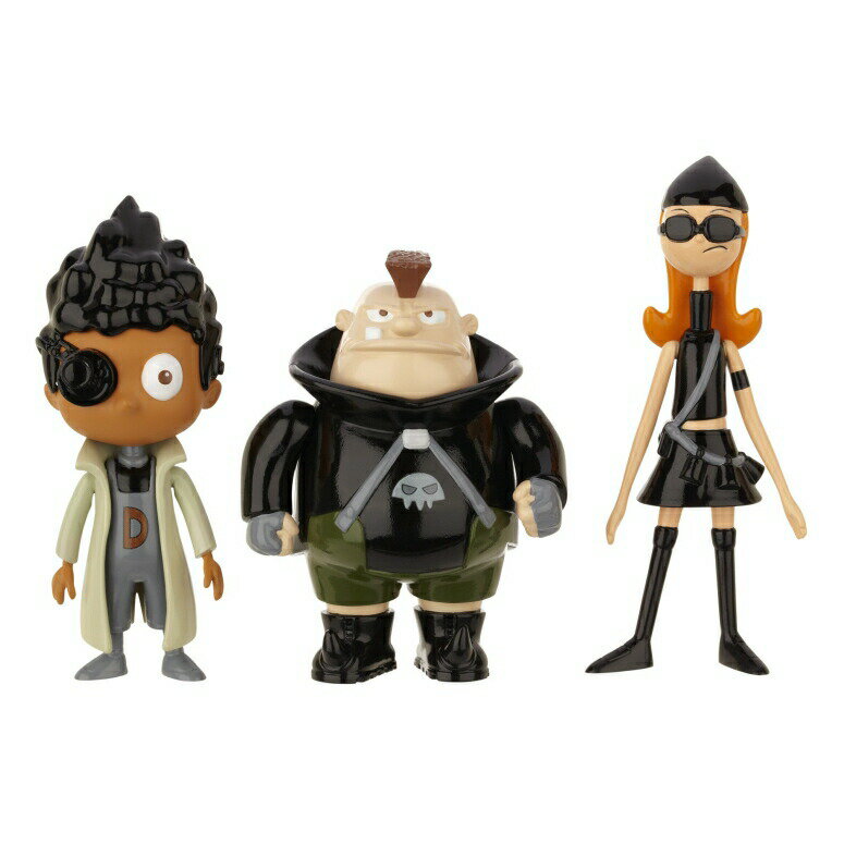 フィニアスとファーブ フィギュア Phineas and Ferb Figure Pack Assortment 5 - DCOM Candace, Baljeet, Beauford (Resistance Team) 