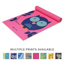 Gaiam ガイアム プリント ヨガ マット キッズ 子供用 海外ブランド ピラティス フィットネス こども Gaiam Kids Yoga Mat Exercise Mat, Yoga for Kids with Fun Prints - Playtime for Babies, Active & Calm Toddlers and Young Children, Owl, 3m 【並行輸入品】