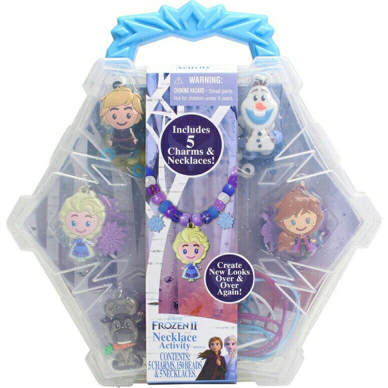 フローズン2 アナと雪の女王 アナ エルサ オラフ Tara Toys Disney Frozen2 Necklace Activity Set 【..