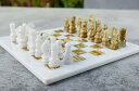 チェスセット ギフト RADICALn Handmade White and Green Onyx Weighted Full Chess Game Set Staunton and Ambassador Gift Style Mar..