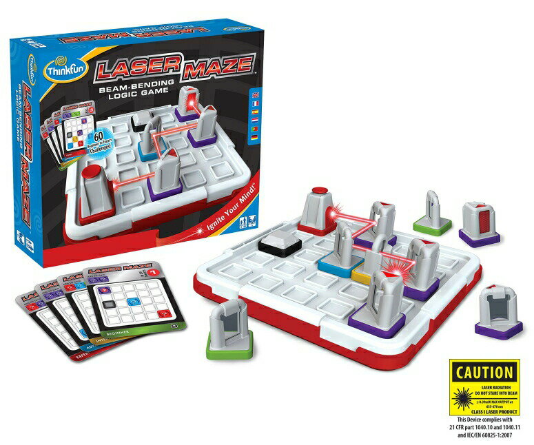 知育玩具 レーザー迷路 ロジックゲーム ThinkFun Laser Maze (Class 1) Logic Game and STEM Toy for Boys and Girls Age 8 and Up Award Winning Game for Kids 【並行輸入品】