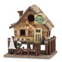  o[hnEX  CR  IE E Gifts & Decor Wood Yacht Club Nautical Bird House/Feeder ysAiz