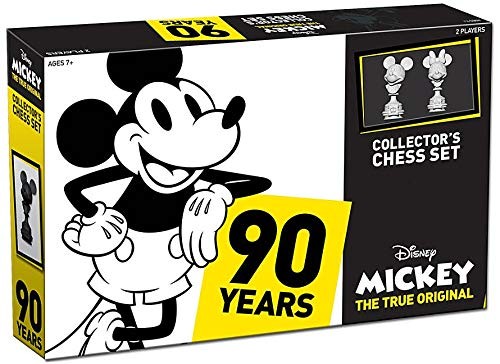 ディズニーミッキーマウス 90周年 クラシック チェスセット USAOPOLY Mickey The True Original Chess Set 90th Anniversary | Collectable Piece Figures Set | 32 Custom Scuplt Pieces | Classic Disney Mickey Mouse Characters 