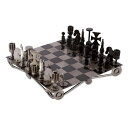 リサイクルメタル チェスセット リサイクルチャレンジ Novica Decorative Recycled Metal Handmade Tabletop Ch...