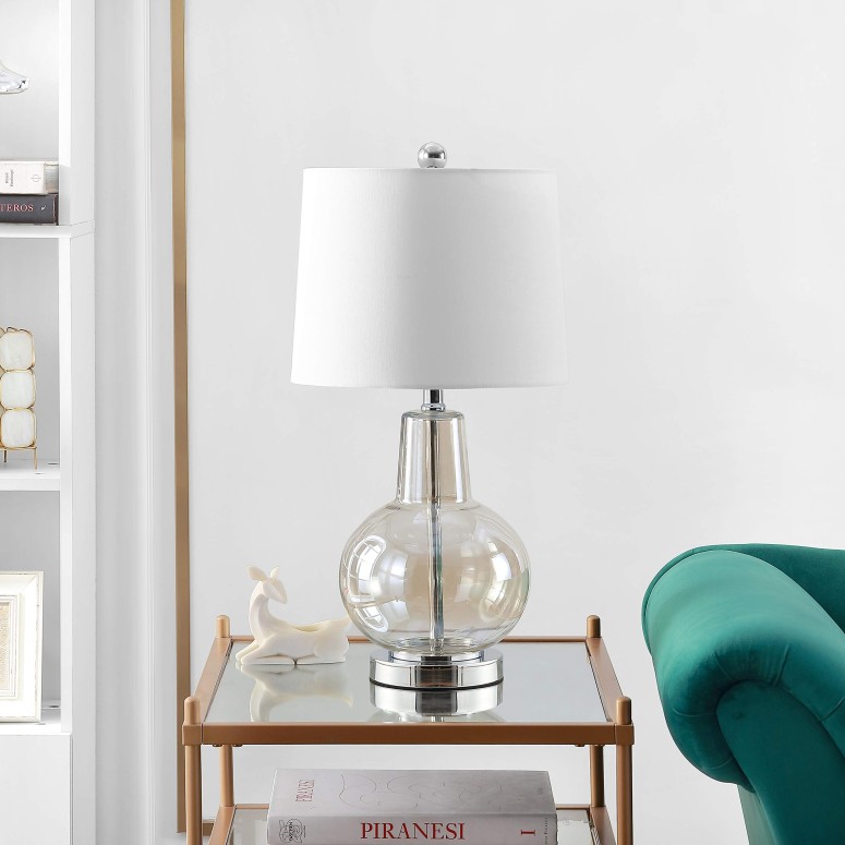 サファヴィヤ safavieh テーブルランプ サファビヤ サファヴィア Safavieh TBL4201E Lighting Atlas Luster Glass 24-inch LED Bulb Included Table Lamp 【並行輸入品】