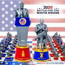 チェスセット ボードゲームの戦い As Seen On TV Collector 039 s Edition 2020 Battle for The White House Chess Set Board Game by BulbHead - Chess Pieces Look Just Like Politicians Patriotic Chess Board Democrats Vs. Republicans 【並行輸入品】