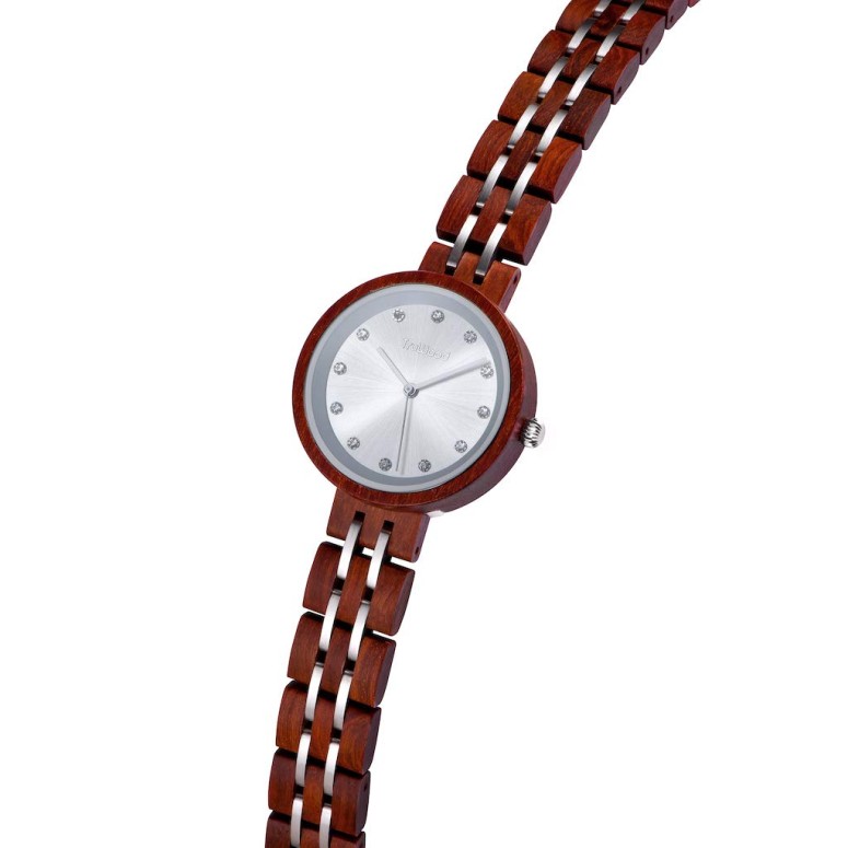 トゥルーウッド truwood ウッドウォッチ 木製腕時計 女性用 腕時計 レディース ウォッチ シルバー 3060412013606 【並行輸入品】
