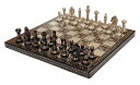 真鍮チェスセット StonKraft Brass Chess Board Game Set with 100% Brass Chess Pieces Chessmen Coins (12 x12 Inch) 【並行輸入品】
