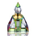 インテリア 小物 香水瓶 おしゃれ かわいい H D Vintage Egyptian Perfume Bottle Decor Refillable Mini Empty Potions Glass 3ML (Rectangular Pyramid) 【並行輸入品】