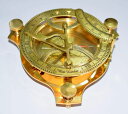 真鍮製 日時計 コンパス 真ちゅう サンダイアル india.nautical.store 4" Sundial Compass Solid Brass Sun Dial 【並行輸入品】