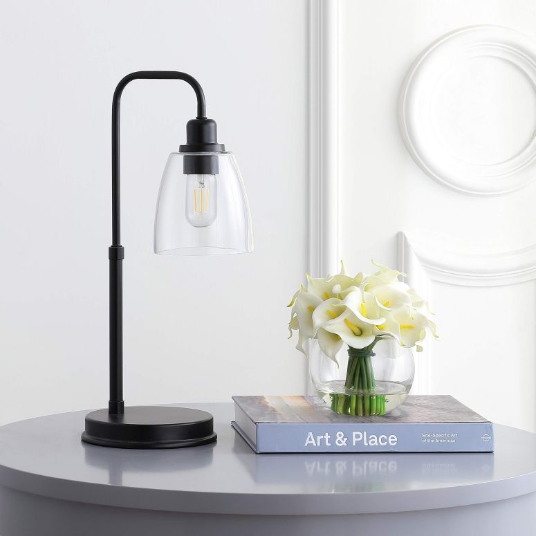 サファヴィヤ safavieh テーブルランプ サファビヤ サファヴィア Safavieh Lighting Collection Kashton USB Charging Port Black 20-inch Task Desk Table Lamp (LED Bulb Included) 【並行輸入品】 2