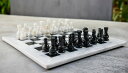 チェスセット RADICALn 15 Inches Large Handmade White and Black Weighted Marble Full Chess Game Set Staunton and Ambassador Style Marble Tournament Chess Sets for Adults - Non Wooden - Non Magnetic - No Digital Dgt 【並行輸入品】