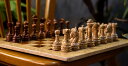 ※重さ:　約7.7 kg ※パッケージサイズ:　約46 x 45 x 21 cm ※輸入品です。 ※説明は英語表記になります。 ※海外からの配送の為、納期に遅延が発生する場合がございます。 *15 Inches Dark and Light Brown Weighted Chess Set - Unique Chess Set with 32 Chess Pieces - Large Marble Chess Set Ideal for Home D?cor - Best Tournament Chess Set & Home decor Gifts