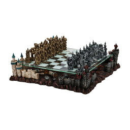 チェスセット 17" Fantasy Good Vs. Evil 3D Chess Set, Bronze & Silver Tone 【並行輸入品】