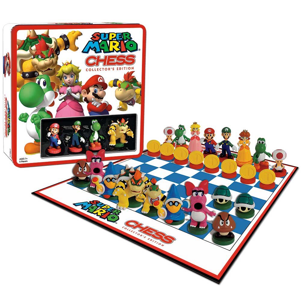 チェスセット USAOPOLY Super Mario Chess Collectors Edition 