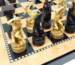 チェスセット Greek Gods Mythology Set of Chess Men Pieces Hand Painted 【並行輸入品】