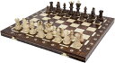 チェスセット Handmade European Wooden Chess Set with 21 Inch Board and Hand Carved Che...