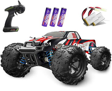 ラジコン RC Cars, High Speed Remote Control Car, All Terrain Electric Remote Control Off Road Monster Truck, 1:18 Scale 2.4Ghz Radio 4WD Fast 30+ MPH RC Car, with 2 Rechargeable Batteries, Gift for Boys Adults 【並行輸入品】