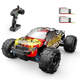 ラジコン DEERC RC Cars 9310 High Speed Remote Control Car for Adults Kids 30+MPH, 1:18 Scales 4WD Off Road RC Monster Truck,Fast 2.4GHz All Terrains Toy Trucks Gifts for Boys,2 Batteries for 40Min Play 【並行輸入品】