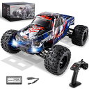 ラジコン BEZGAR 7 Hobby Grade 1:16 Scale Remote Control Truck, 4WD High Speed 40 Kmh All Terrains Electric Toy Off Road RC Monster Vehicle Car Crawler with Rechargeable Batteries for Boys Kids and Adults 【並行輸入品】