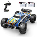 ラジコン Holyton Remote Control Car 1:10 Scale RC Cars 48 KM/H High Speed 40min Play for Adults and Kids, 4WD Driving 2.4GHz Off Road Monster Truck Waterproof Vehicle, 2 Batteries Toys Gifts for Boys Girls 【並行輸入品】