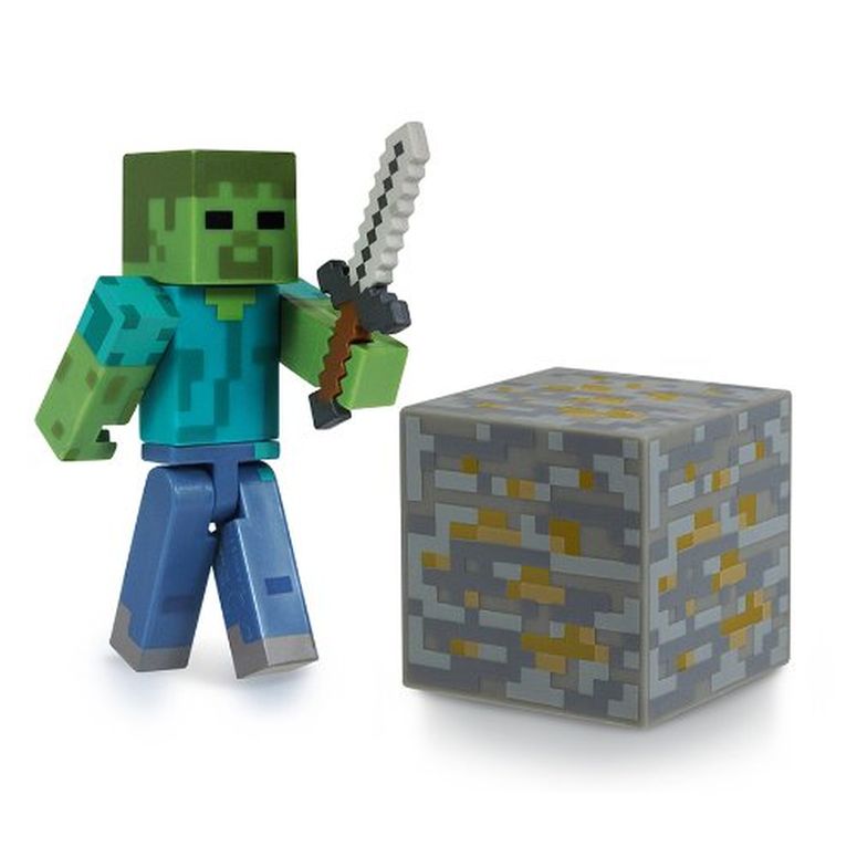 マイクラ おもちゃ ゾンビ Minecraft Core Zombie Figure Pack 【並行輸入品】