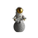 Fsm u CeA  킢 Astronaut&Planet Statues Sculpture Figurine Ornament Desktop Accessories Tabletop Decoration Coin Bank-Sit ysAiz