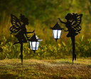 LEDソーラーライト メタル フェアリー CHUANGFENG Metal Fairy Solar Light Outdoor Decoration Metal Fairy Garden Stake Solar Stake Light for Lawn,Patio or Courtyard 20 1/2 inches Height 2pack 【並行輸入品】