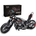 ニフェア バイク Nifeliz Knuckle Chopper Motorcycle Building Kit (451 Pieces) 【並行輸入品】