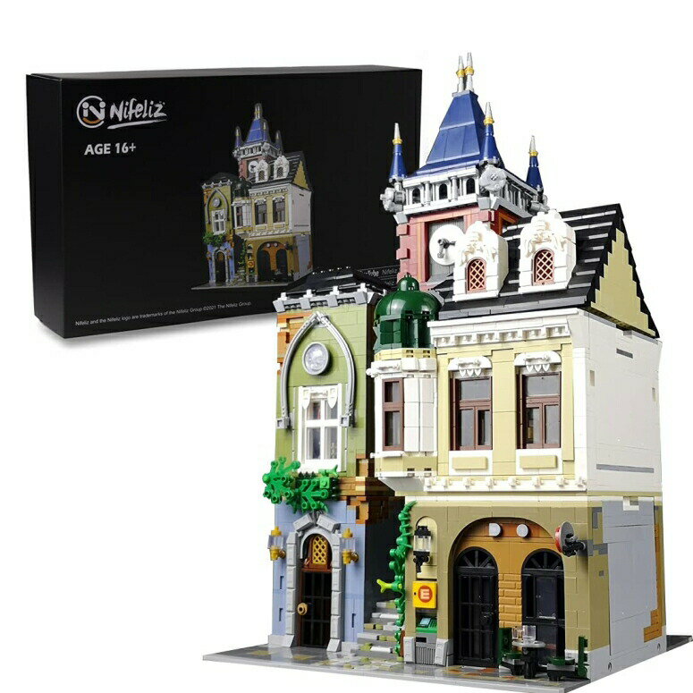 ニフェア ストリート パブ 居酒屋 バー Nifeliz Street Old Pub MOC Building Blocks and Buildable Toy, Collectible Model Set to Build, Assembly Set for Teens and Adults (4030 Pcs) 【並行輸入品】