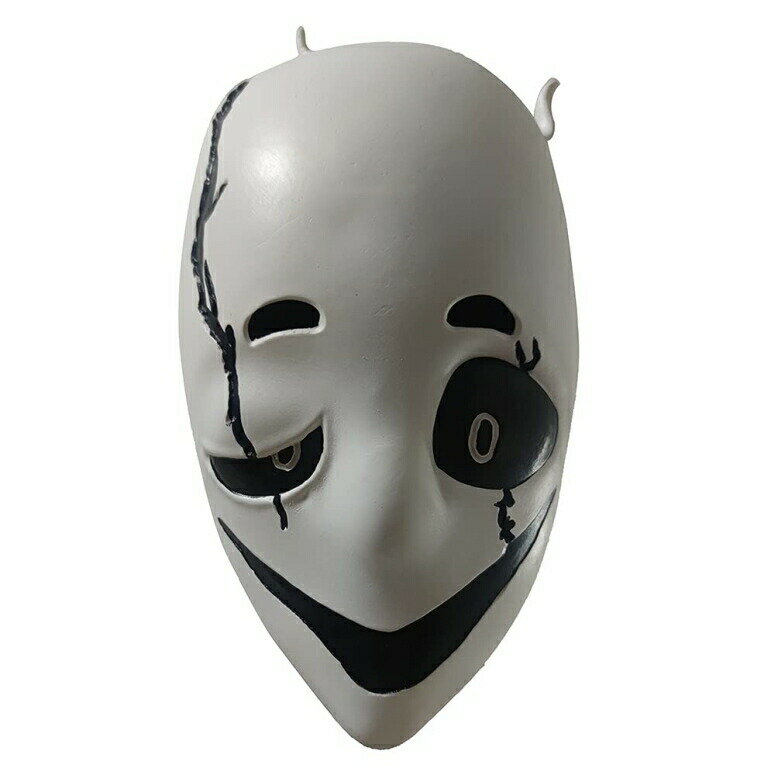 アンテ ガスター 仮面 XGS Undertale W. D. Gaster Latex Mask Half Face Costume Halloween Christmas Party Game Accessory Cosplay Props 【並行輸入品】 1