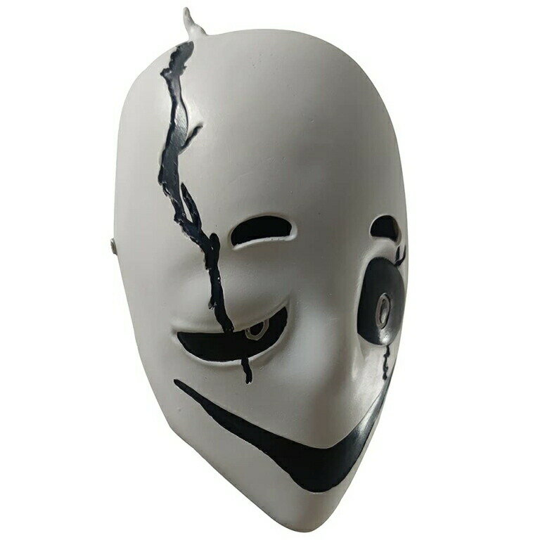 アンテ ガスター 仮面 XGS Undertale W. D. Gaster Latex Mask Half Face Costume Halloween Christmas Party Game Accessory Cosplay Props 【並行輸入品】 3