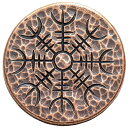 畏怖の兜 コイン 恐怖の舵輪 魔法のシンボル Helm of Awe Copper Coin 【並行輸入品】
