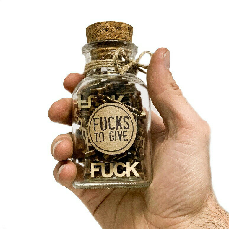 ギフトジャー Jar of Fucks (5oz) Gift Jar