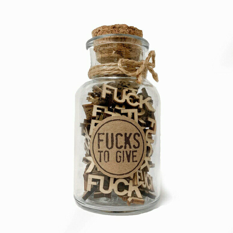 ギフトジャー Jar of Fucks (5oz) Gift Jar