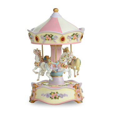 メリーゴーランド The San Francisco Music Box Company Classic Horse Musical Carousel 【並行輸入品】