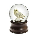 ふくろう オルゴール The San Francisco Music Box Company Snowy Owl Snow Globe 【並行輸入品】