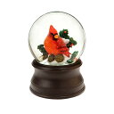 オルゴール The San Francisco Music Box Company Hand Crafted Cardinal Snow Globe from ...