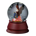 アメリカンイーグル オルゴール The San Francisco Music Box Company American Eagle Musical Water Globe 【並行輸入品】