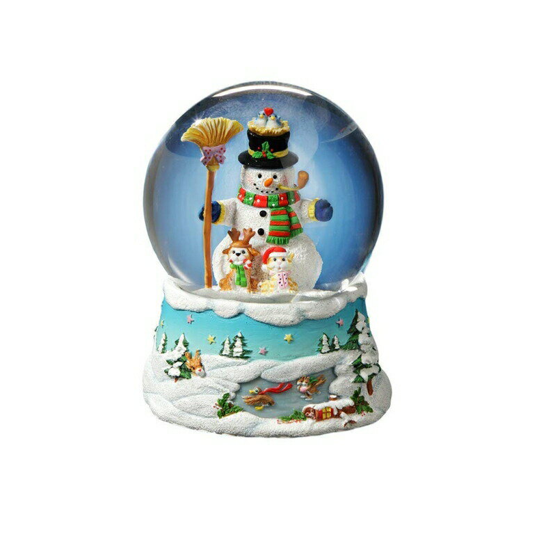 ※重さ:　約227 g ※パッケージサイズ:　約18 x 15 x 21 cm ※輸入品です。 ※説明は英語表記になります。 ※海外からの配送の為、納期に遅延が発生する場合がございます。 *The San Francisco Music Box Gary Patterson Happy Holidays Snowman Snow Globe