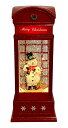 雪だるま オルゴール San Francisco Music Box Musical Lighted Snowman in a Phone Booth 【並行輸入品】