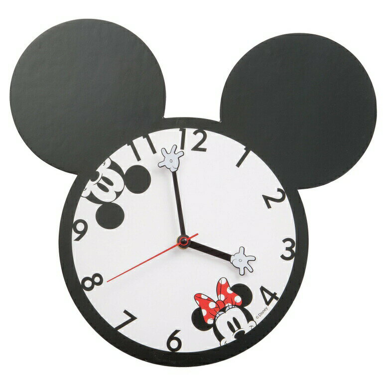 ミッキーマウス 掛け時計 Vandor 89189 Mickey Minnie Mouse Shaped Deco Wall Clock 【並行輸入品】