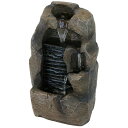 卓上 噴水 滝のオブジェ テーブルトップファウンテン インテリア噴水 Sunnydaze Stony Rock Waterfall Indoor Tabletop Fountain - Mini Water Feature - Interior Decor for Desk, Bedroom, Office, Den, Home and Living Room - 11-Inch 【並行輸入品】