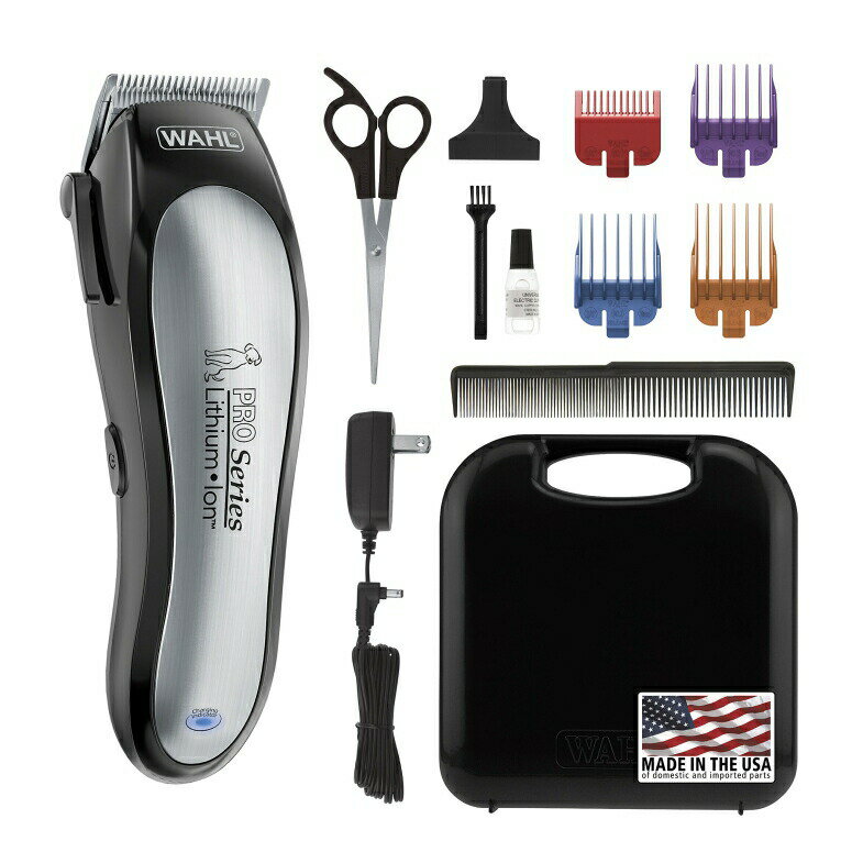 ƒ{poJ r M ApJ _ np ybgO[~O ^  ^ Nbp[ Wahl Lithium Ion Pro Series Cordless Animal Clippers - Rechargeable, Quiet, Low Noise, Heavy-Duty, Electric Dog & Cat Grooming Kit for Small ysAiz