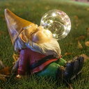 LEDソーラーライト ソーラーパワー ガーデンライト VAINECHAY Garden Gnomes Statues Decor Outdoor Large Gnomes Garden Decorations Funny with Solar Light for Yard Lawn Decoration 【並行輸入品】