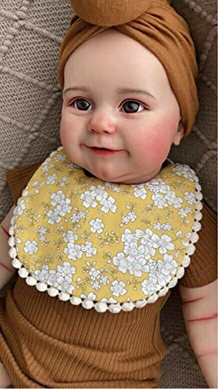 可愛い 赤ちゃん人形 新生児 乳児 新生児 おもちゃ リアル 人形 赤ちゃん iCradle Dolls Girl Realistic 24 Inches Handmade Toddler Real Life Like Newborn Baby Doll Collectible Art Doll for Kids a 【並行輸入品】